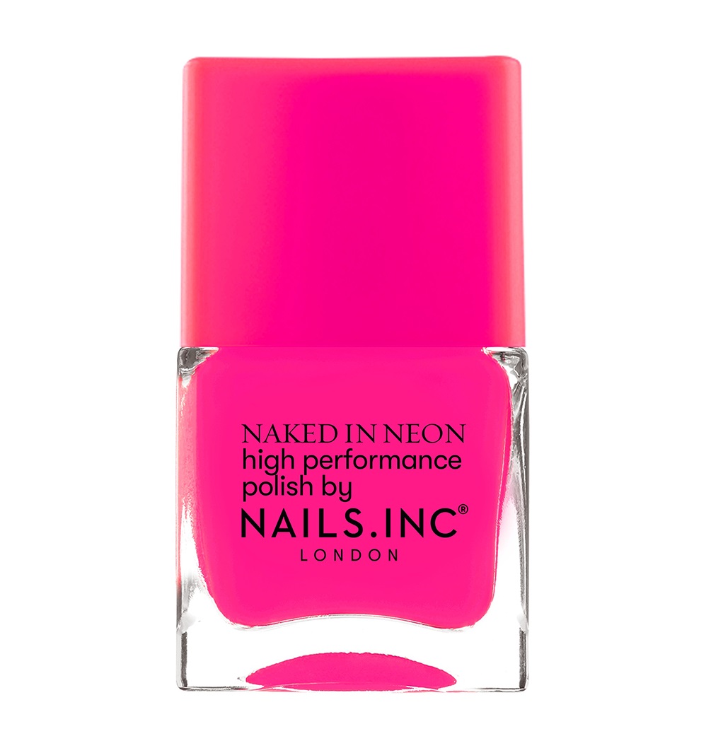 Nails Inc. Naked in Neon Sun Street Passage high lak na nehty 14 ml Nails Inc.