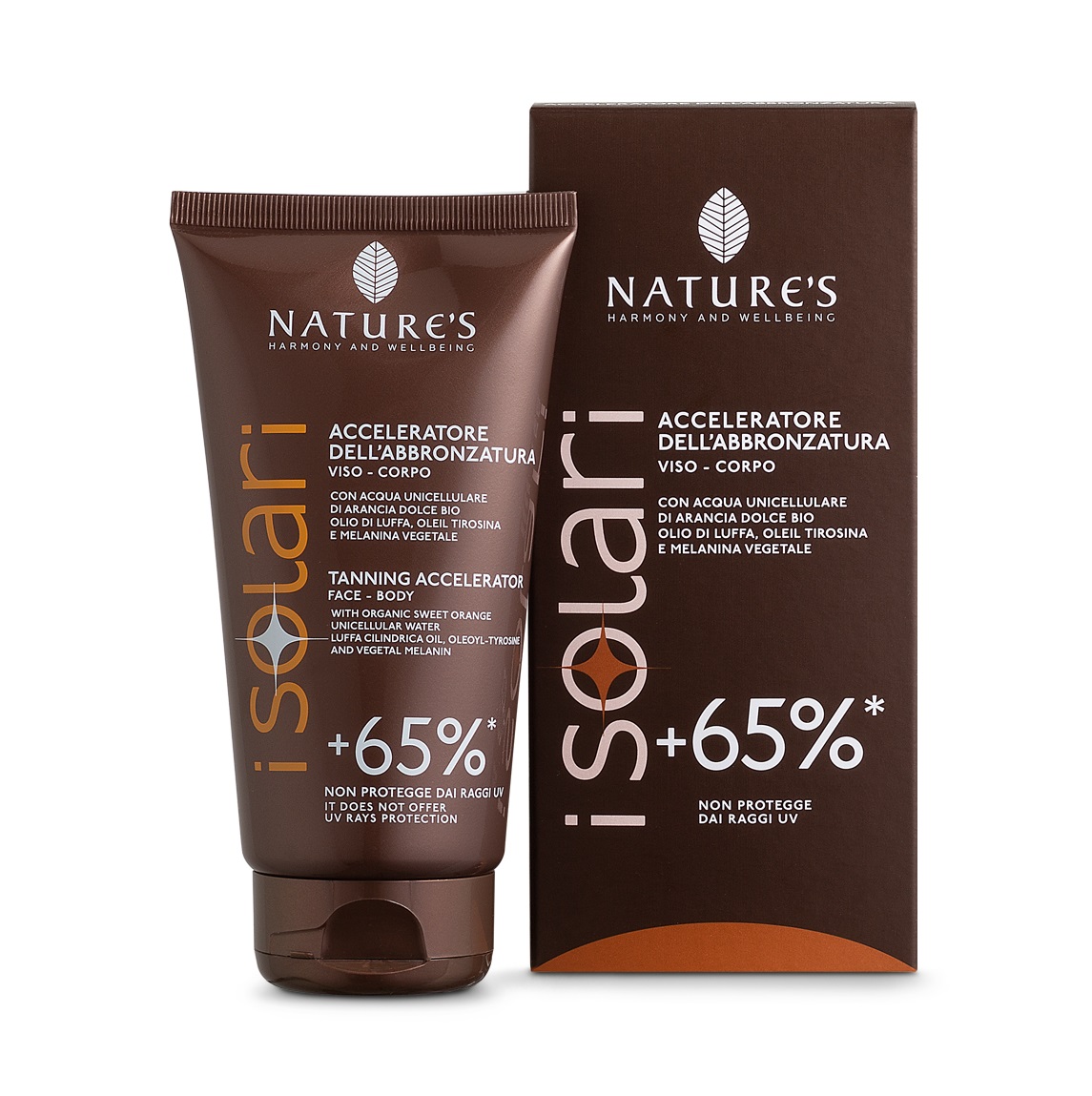 Nature´s i Solari Akcelerátor opálení na obličej a tělo + 65 % 150 ml Nature´s