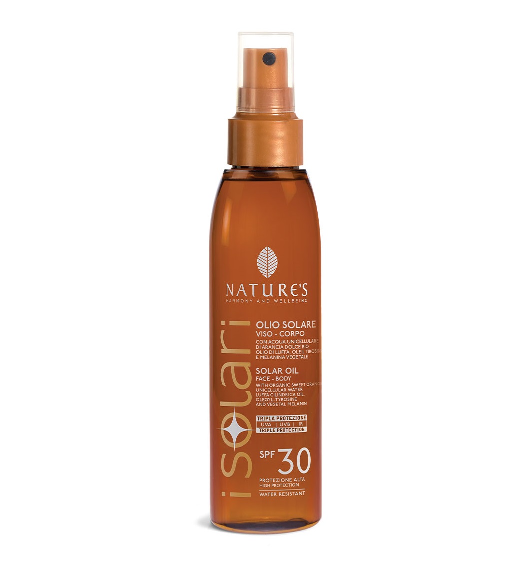 Nature´s i Solari Opalovací olej na obličej a tělo SPF30 150 ml Nature´s