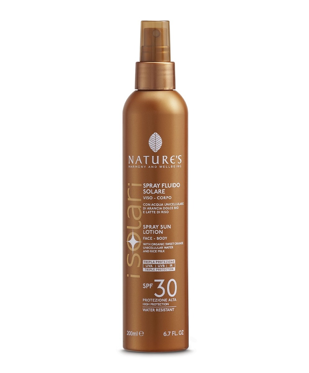 Nature´s i Solari Opalovací sprej-lotion SPF30 200 ml Nature´s