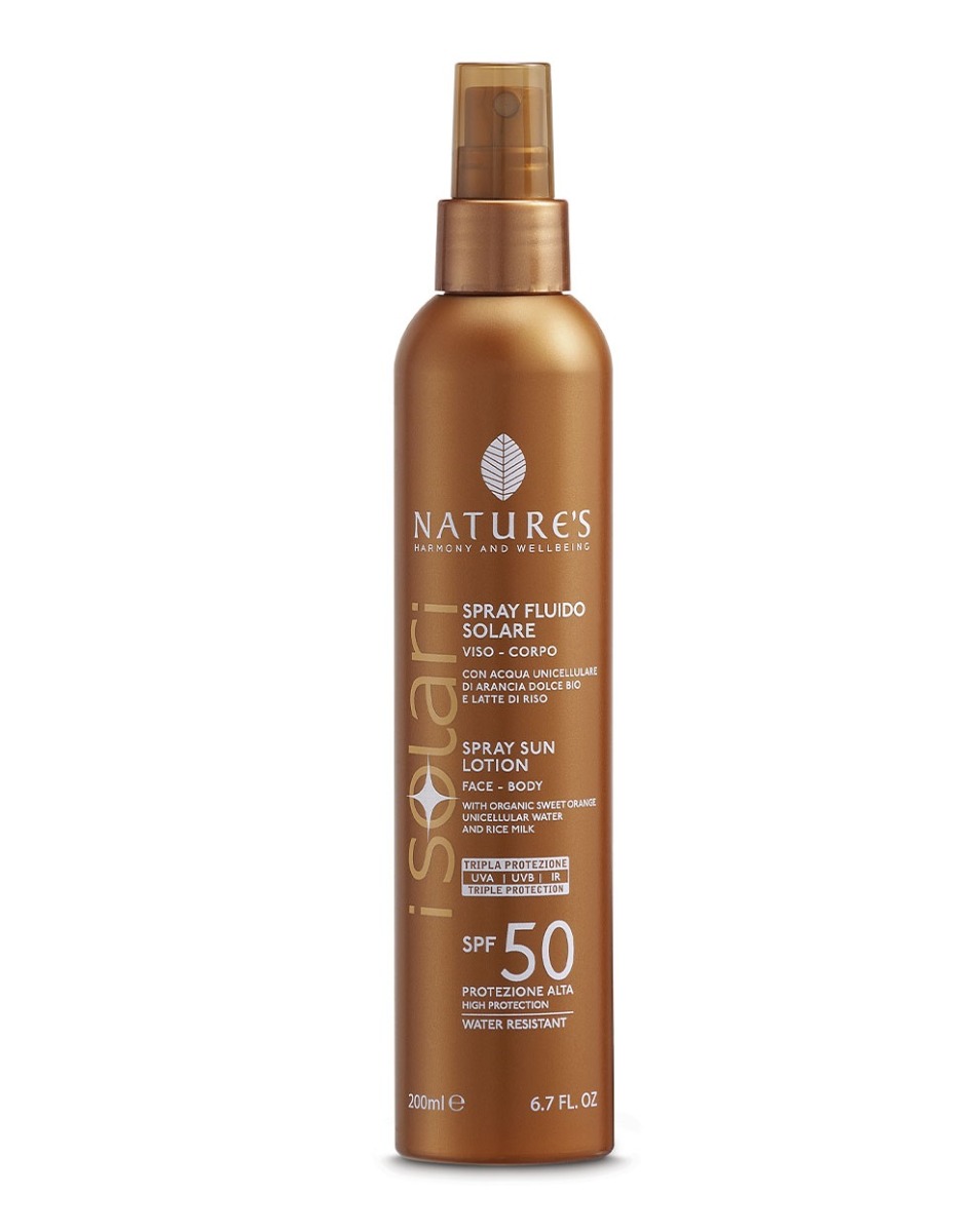 Nature´s i Solari Opalovací sprej-lotion SPF50 200 ml Nature´s
