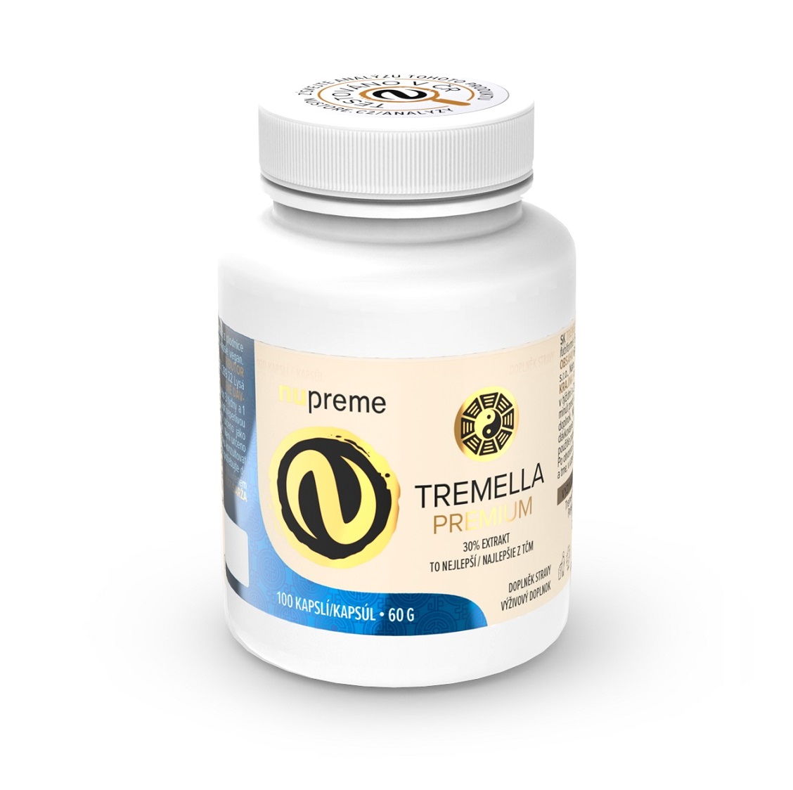 Nupreme Tremella Premium extrakt 100 kapslí Nupreme