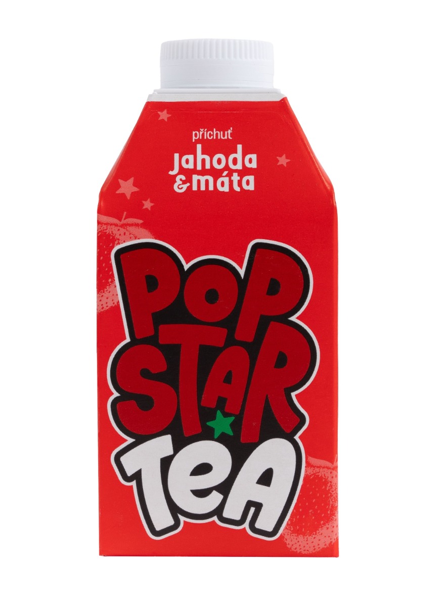 POP STAR Tea Jahoda & Máta 500 ml POP STAR