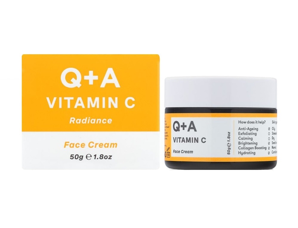 Q+A Rozjasňující pleťový krém s vitamínem C 50 g Q+A