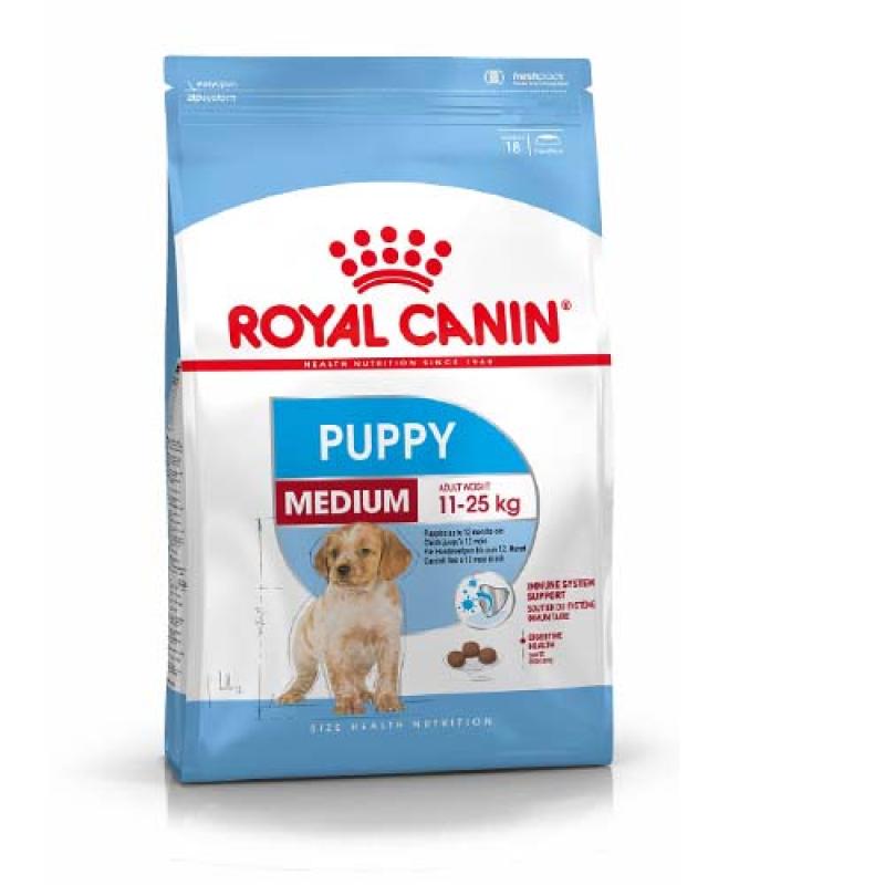 Royal Canin SHN MEDIUM PUPPY  4kg -granule pro štěňata středních plemen Royal Canin