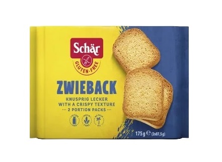 SCHÄR Zwieback suchý chléb bez lepku 175 g SCHÄR