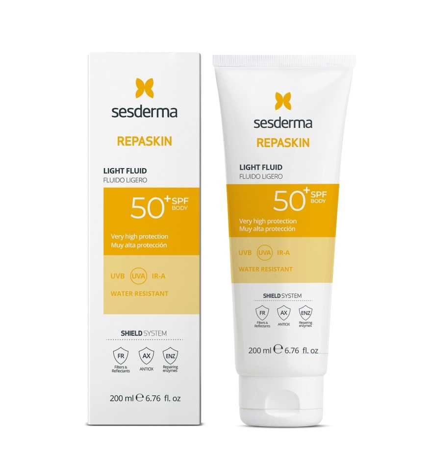 Sesderma Repaskin Lehké tělové mléko SPF50+ 200 ml Sesderma