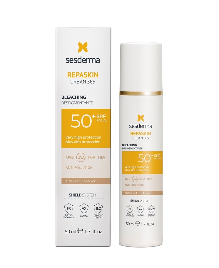 Sesderma Repaskin Urban 365 Depigmentační opalovací krém SPF50+ 50 ml Sesderma