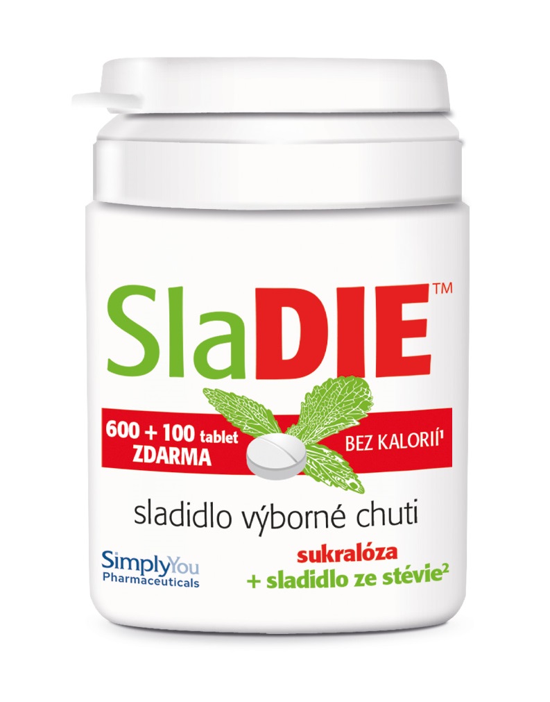 SlaDIE sladidlo 600+100 tablet SlaDIE