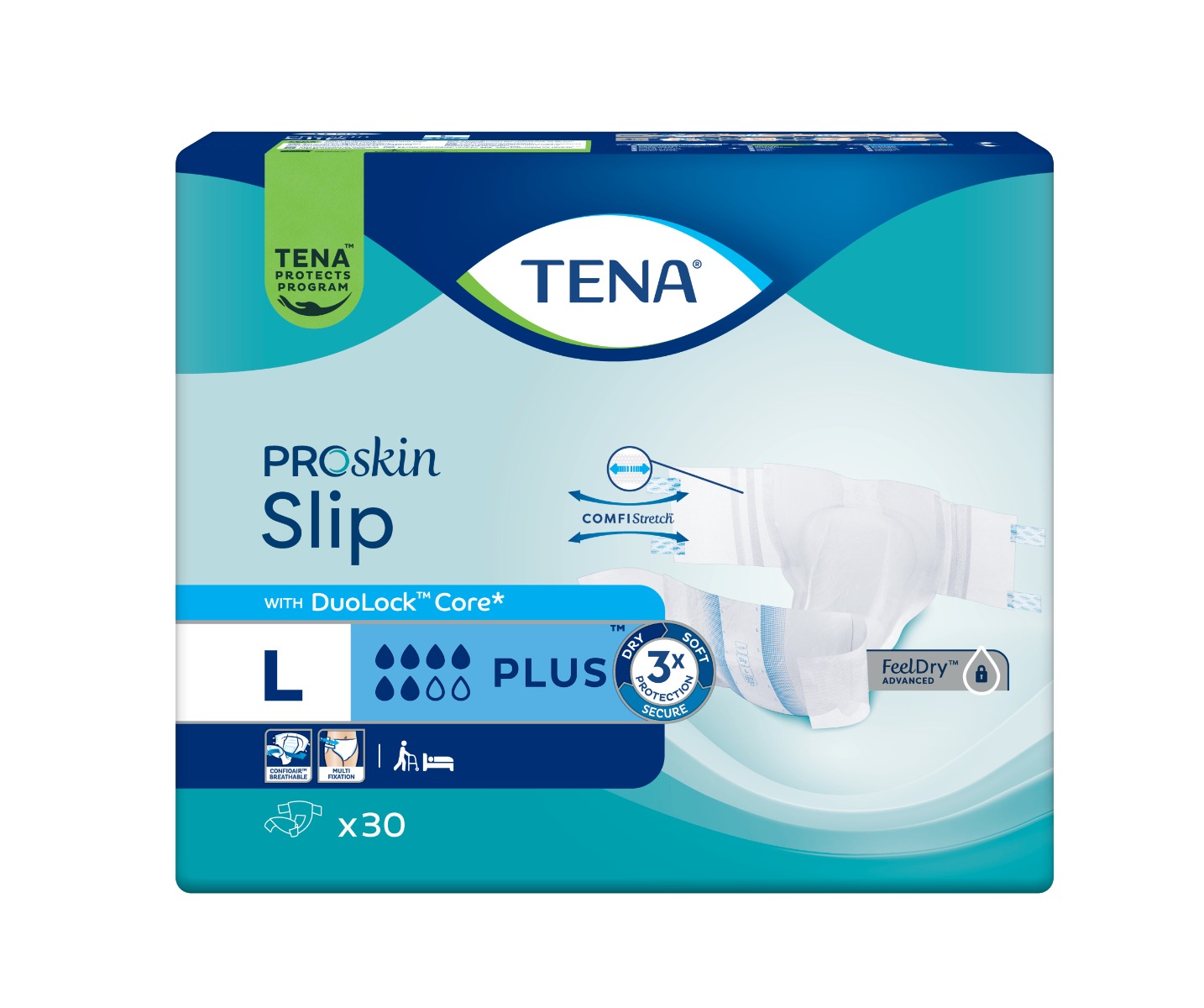 Tena Slip Plus L inkontinenční kalhotky 30 ks Tena
