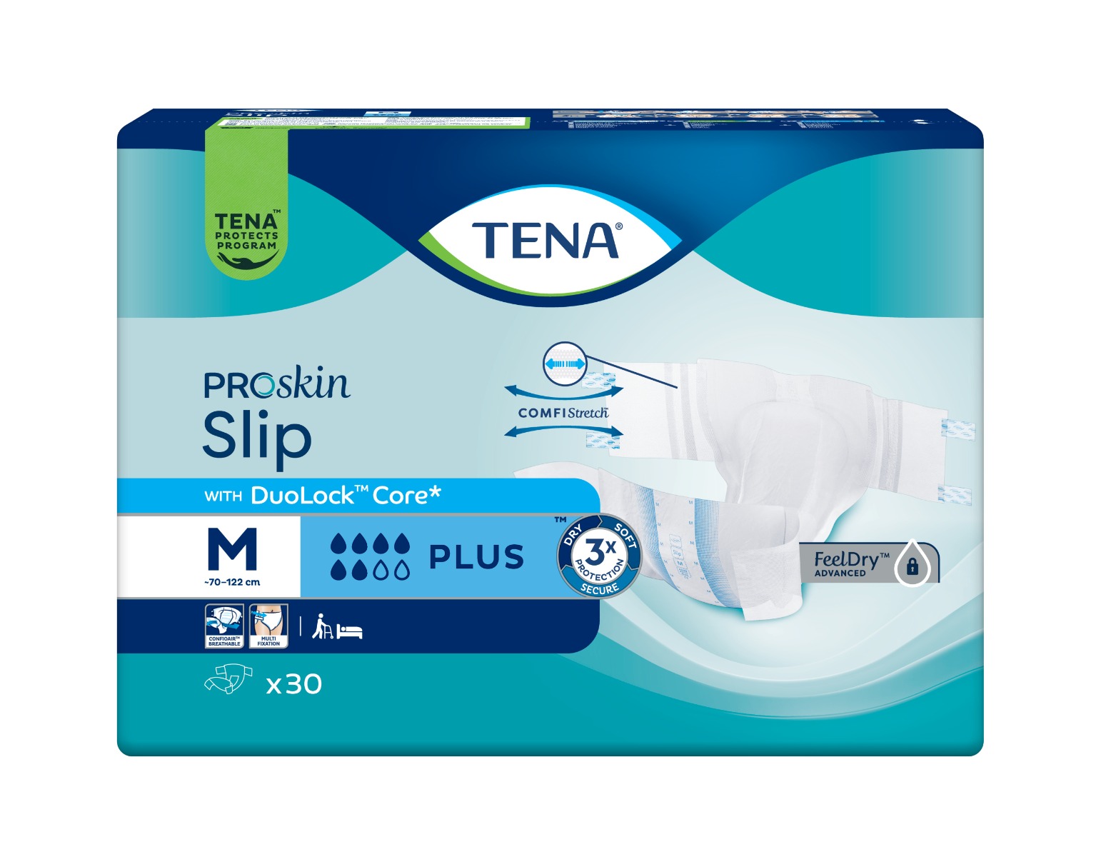Tena Slip Plus M inkontinenční kalhotky 30 ks Tena