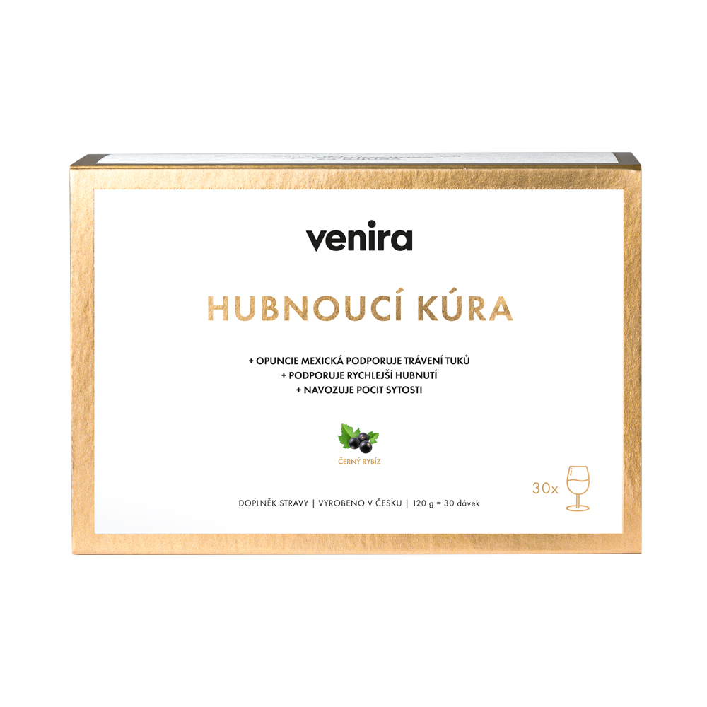 Venira Hubnoucí kúra černý rybíz 30 sáčků Venira
