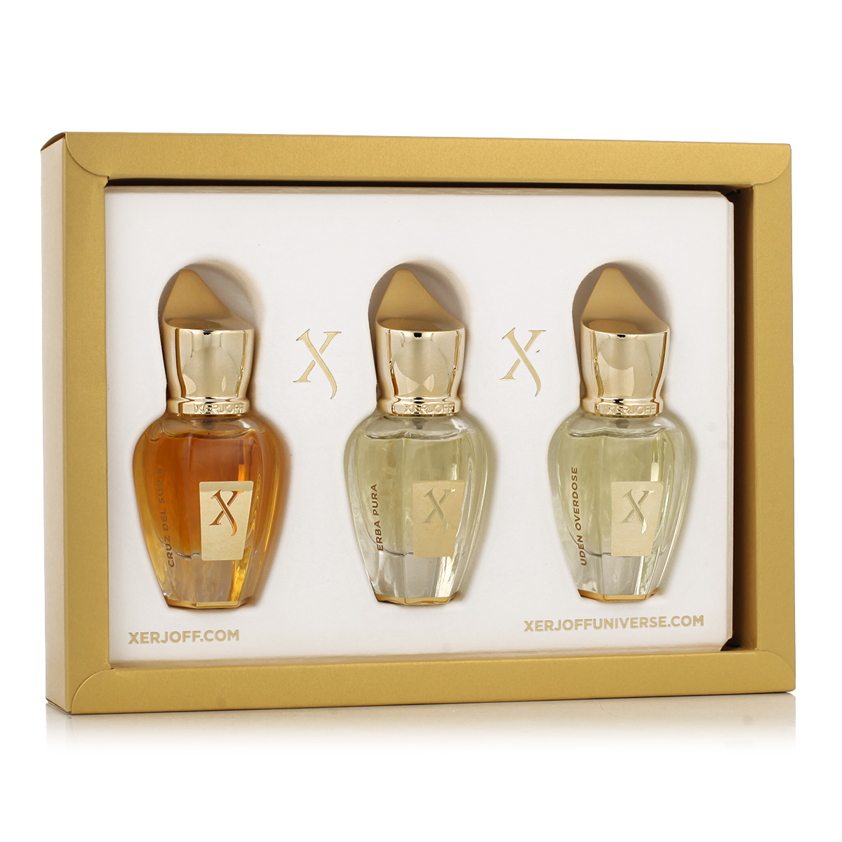 XerJoff Discovery Set I Parfum 2 x 15 ml + EDP MINI 15 ml UNISEX XerJoff