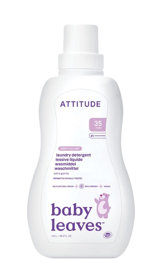 ATTITUDE Baby Leaves Prací gel pro děti s vůní Sweet Lullaby 1040 ml ATTITUDE