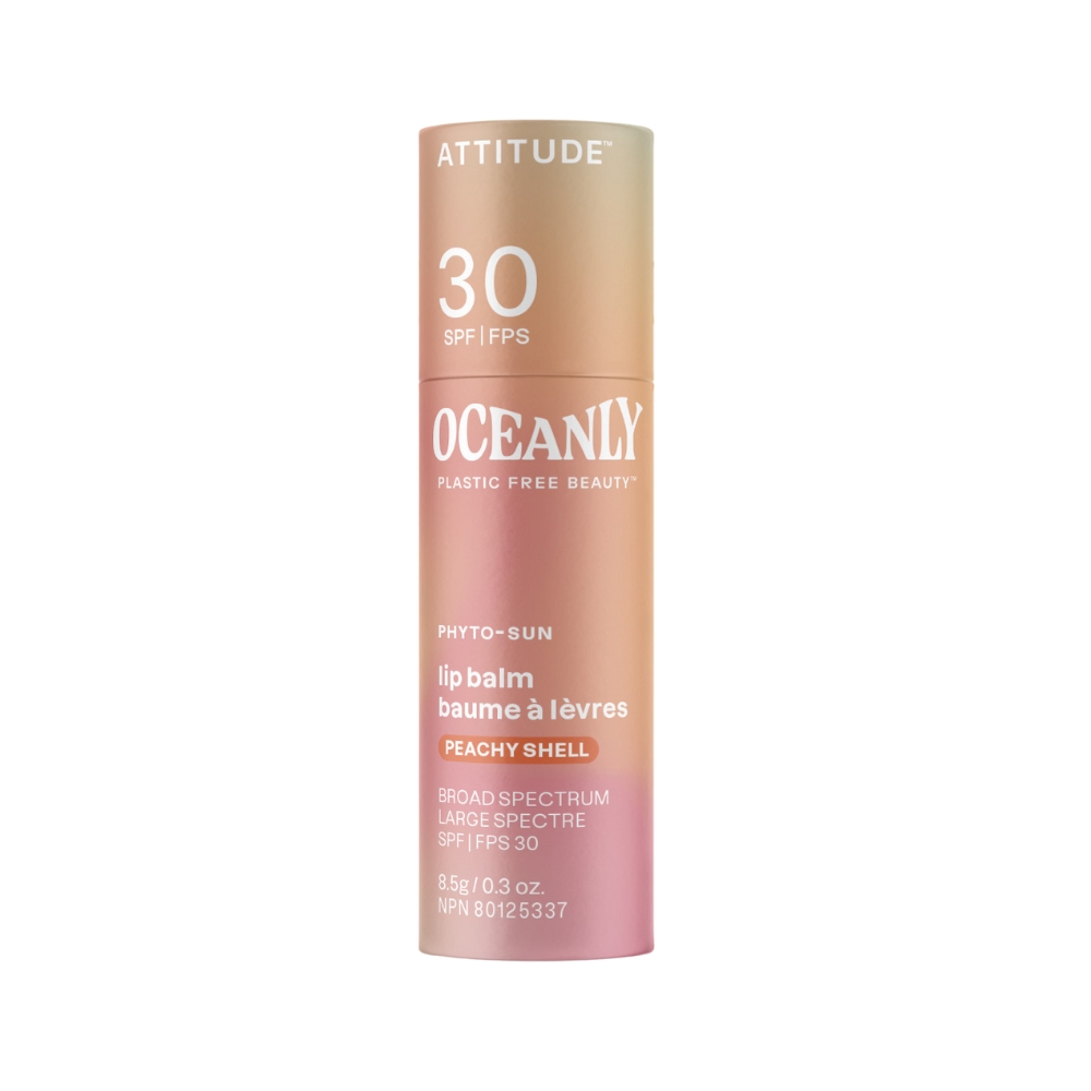 ATTITUDE Oceanly Tónující balzám na rty SPF30 Peachy Shell 8