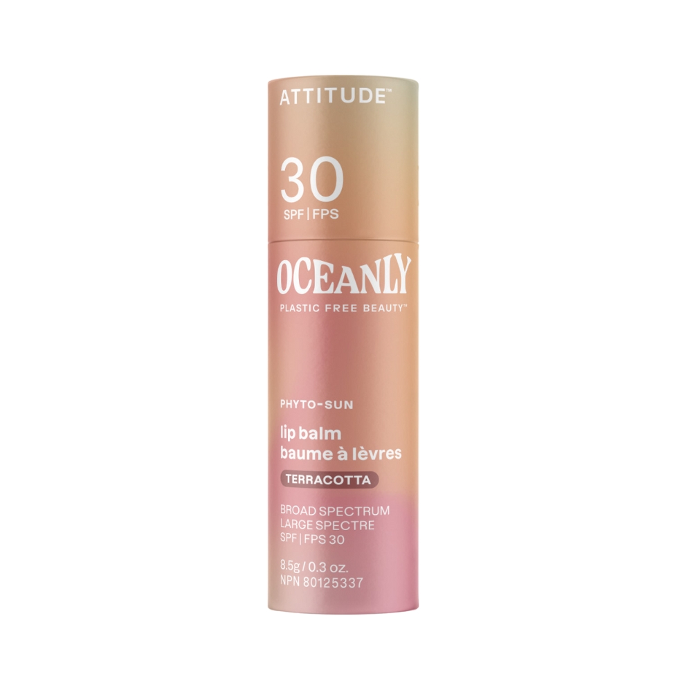 ATTITUDE Oceanly Tónující balzám na rty SPF30 Terracotta 8