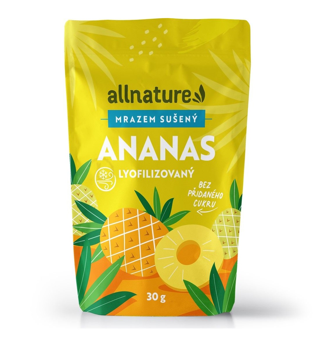Allnature Ananas sušený mrazem kousky 30 g Allnature