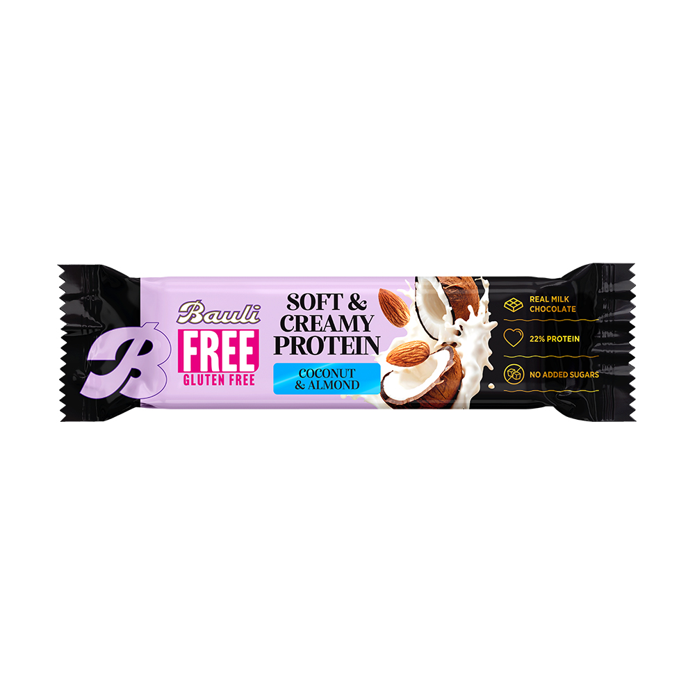 Bauli Free Soft&Creamy Proteinová tyčinka Kokos a mandle 45 g Bauli