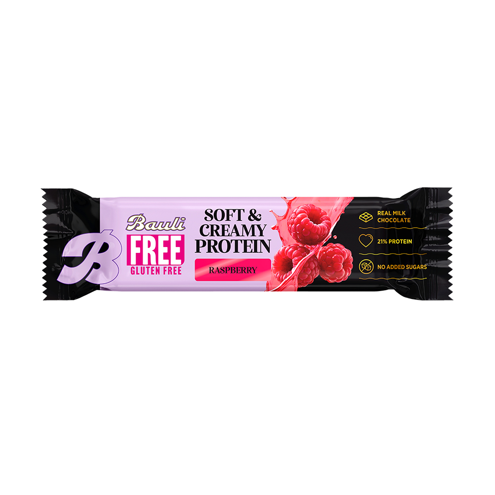 Bauli Free Soft&Creamy Proteinová tyčinka Malina 45 g Bauli