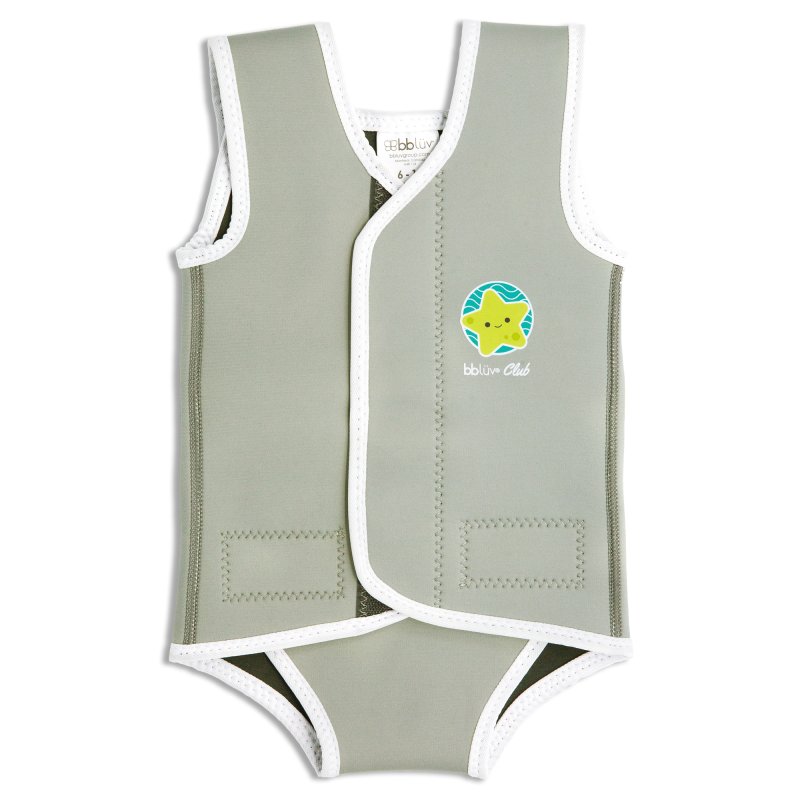 Bblüv dětský neopren do vody Wrap Grey vel. M (6-18m) Bblüv
