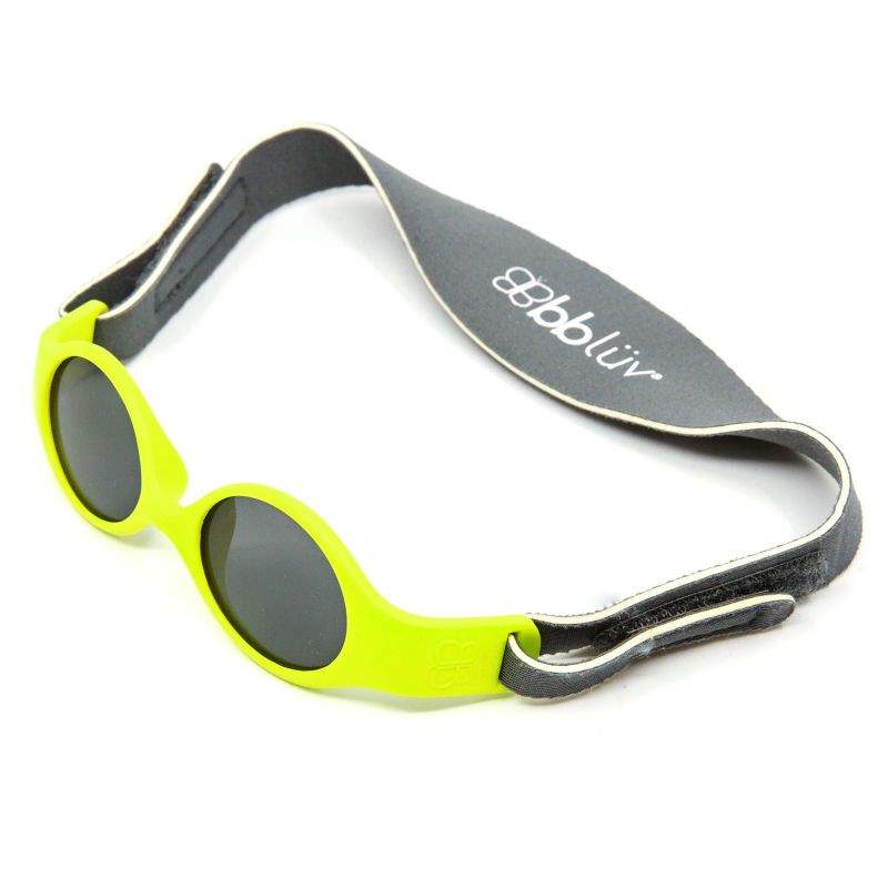 Bblüv sluneční brýle Sölar Mini Lime 0-24m Bblüv