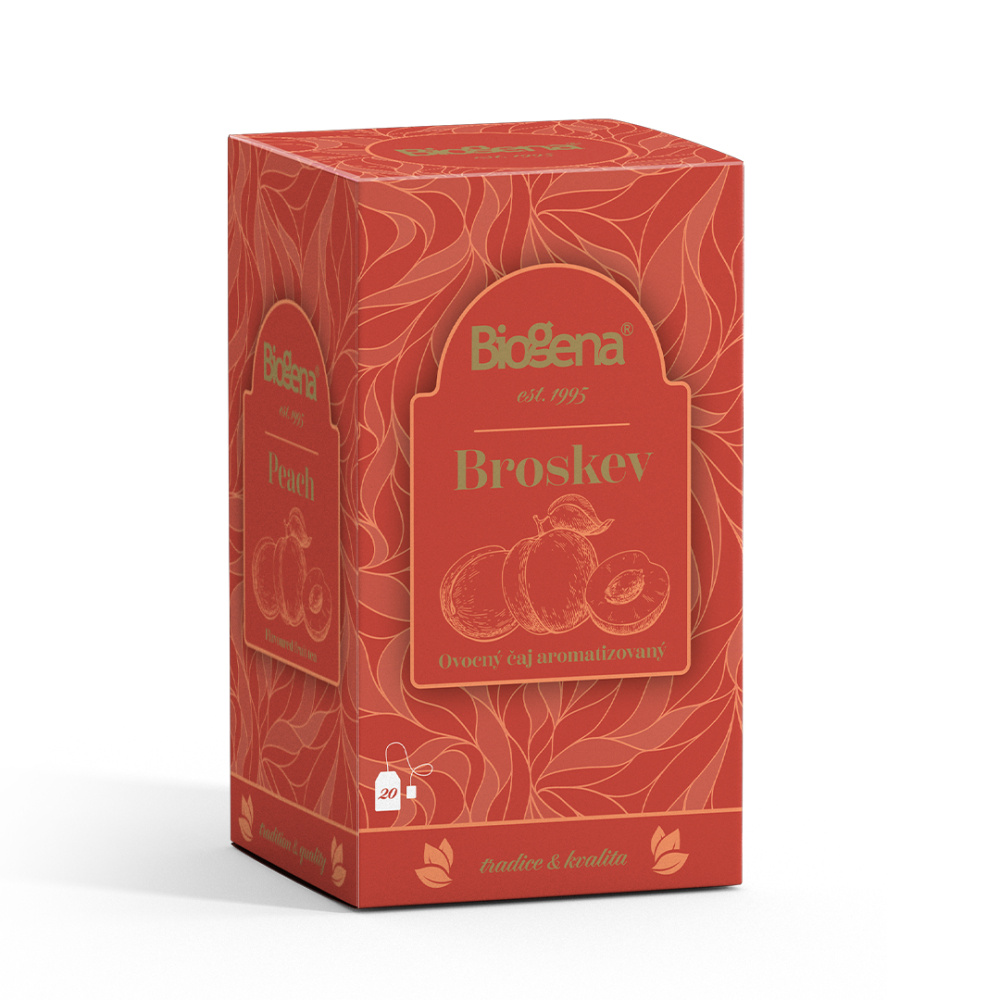 Biogena Traditional Broskev porcovaný ovocný čaj 20x2 g Biogena
