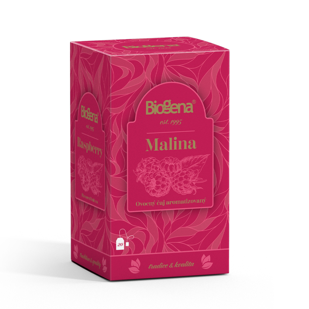 Biogena Traditional Malina porcovaný ovocný čaj 20x2 g Biogena