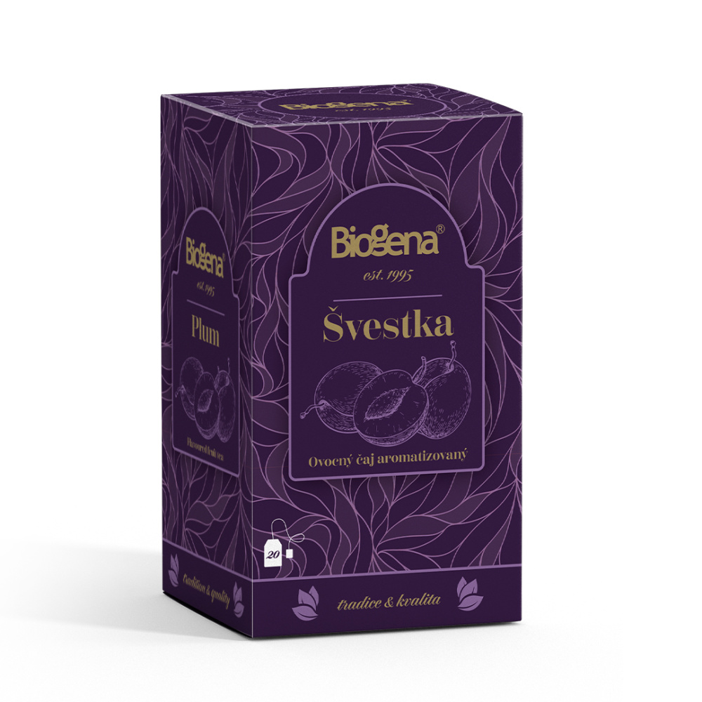 Biogena Traditional Švestka porcovaný ovocný čaj 20x2 g Biogena