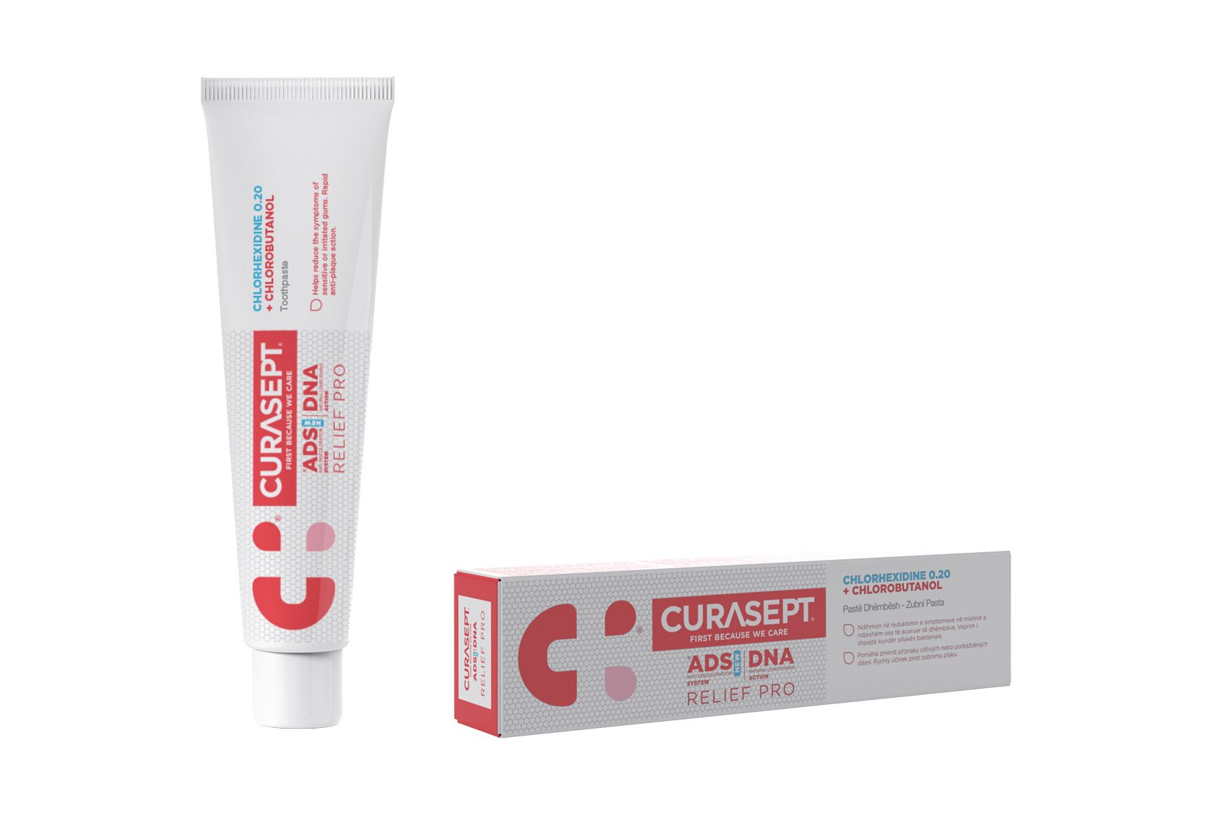 CURASEPT ADS DNA RELIEF PRO zubní pasta 75 ml CURASEPT