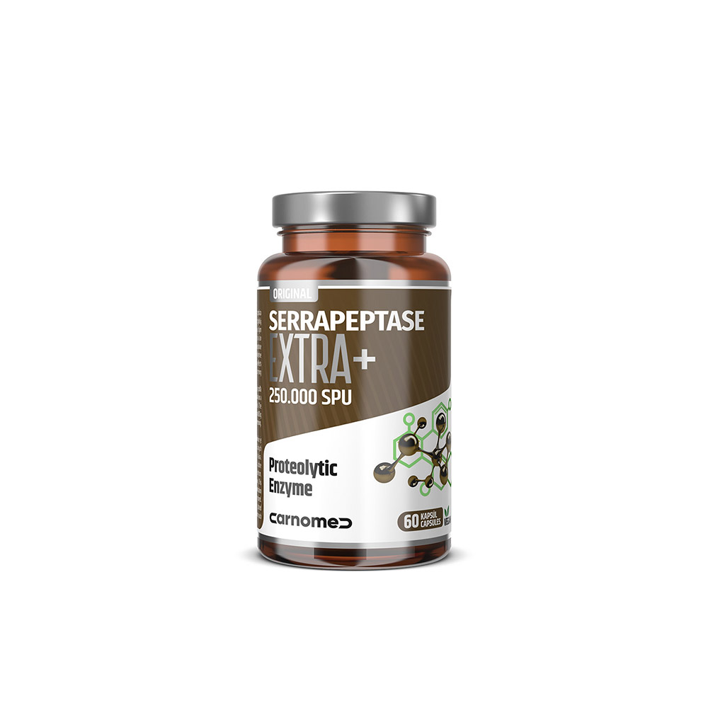 Carnomed Serrapeptase EXTRA+ 250.000 SPU 60 kapslí Carnomed