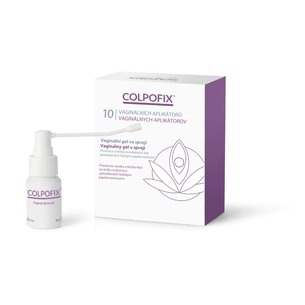 Colpofix Vaginální gel ve spreji 20 ml +10 vaginálních aplikátorů Colpofix