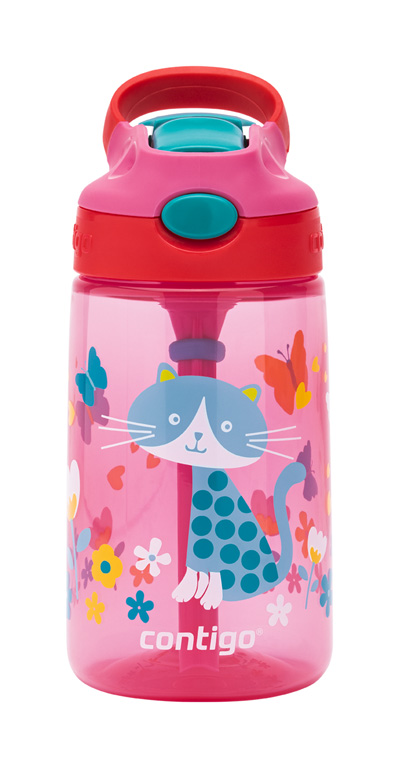 Contigo Dětská láhev Gizmo Flip Cherry Cat růžová 420 ml Contigo