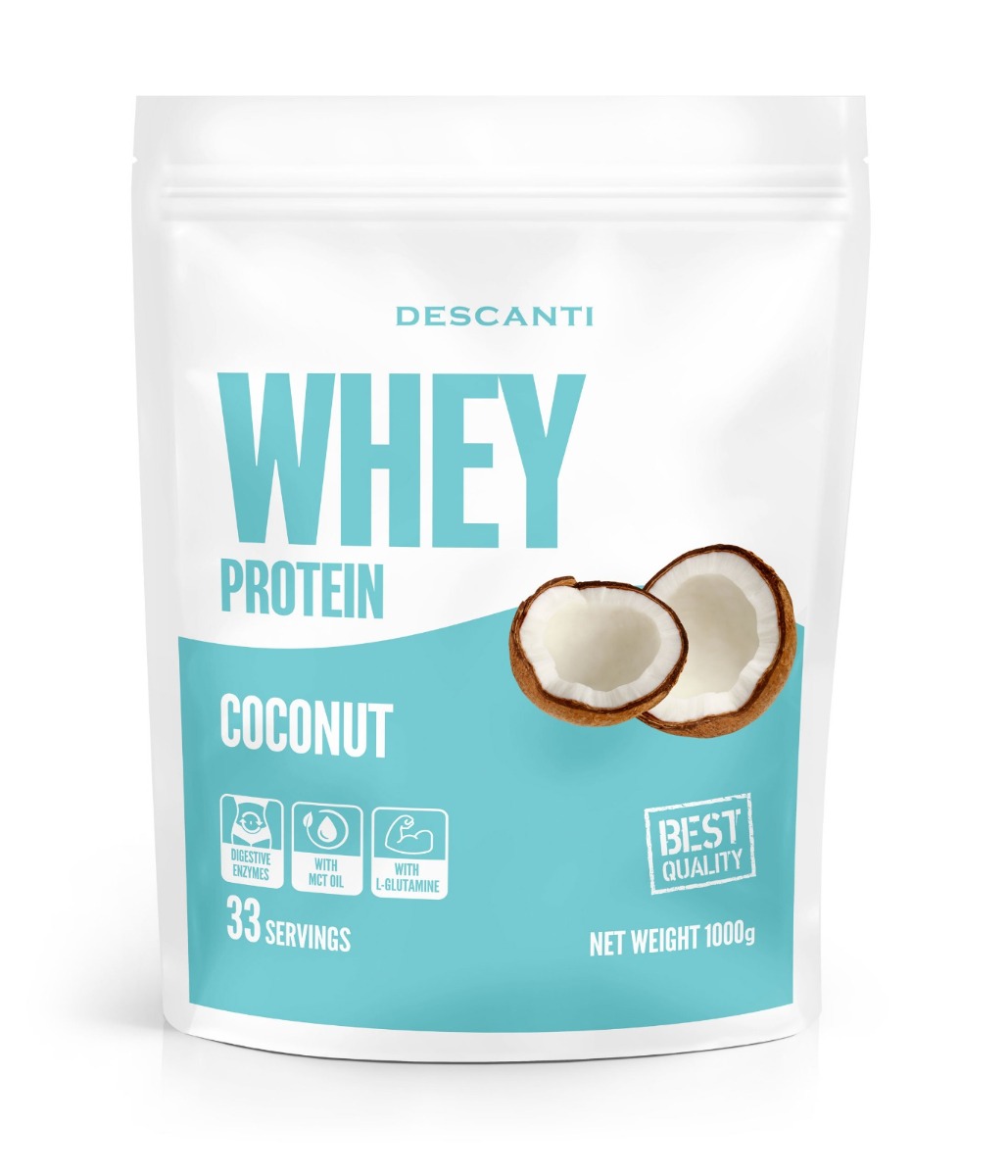 DESCANTI Whey Protein Coconut 1000 g DESCANTI