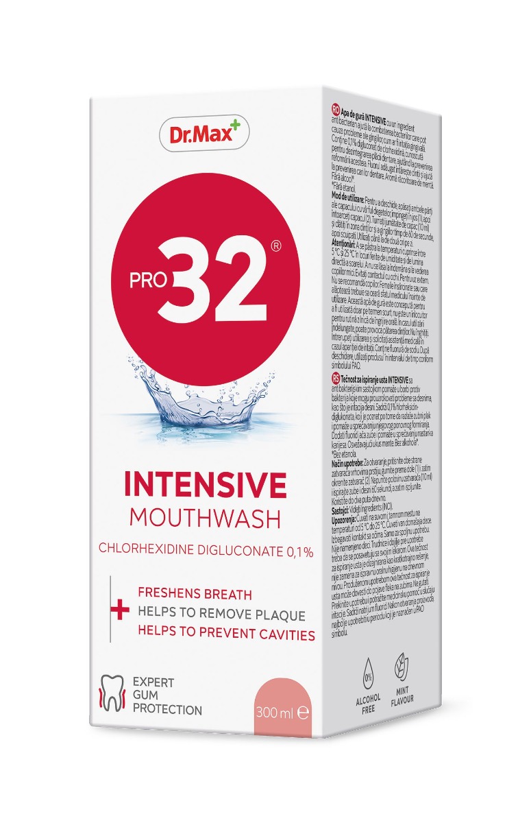 Dr. Max PRO32 Intensive Mouthwash ústní voda 300 ml Dr. Max