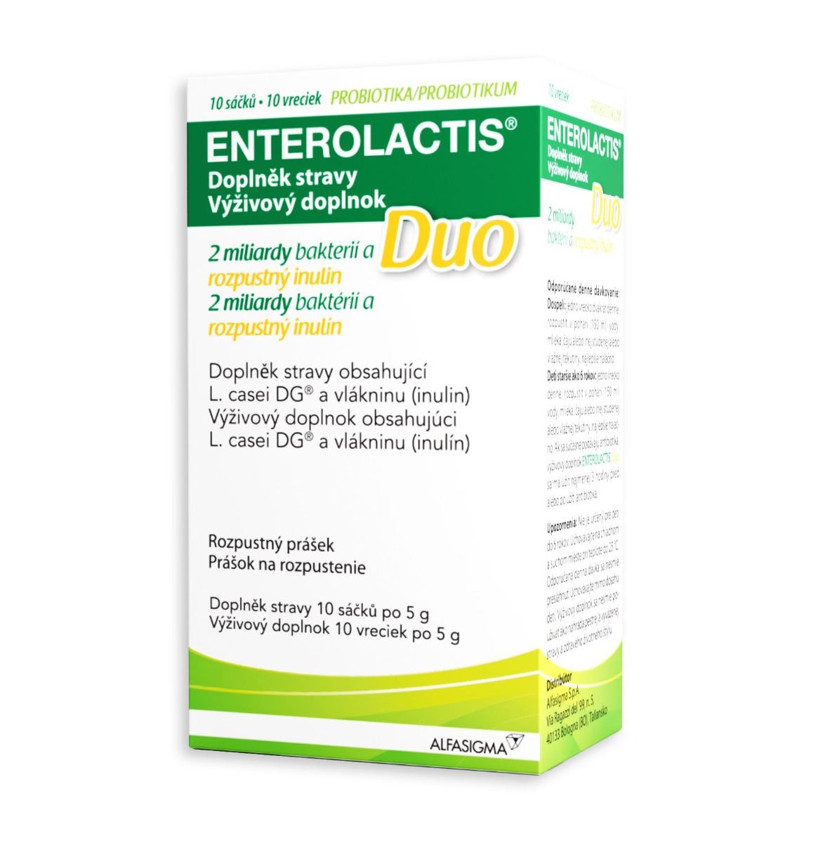 ENTEROLACTIS® Duo probiotika a prebiotika 10x5 g ENTEROLACTIS®