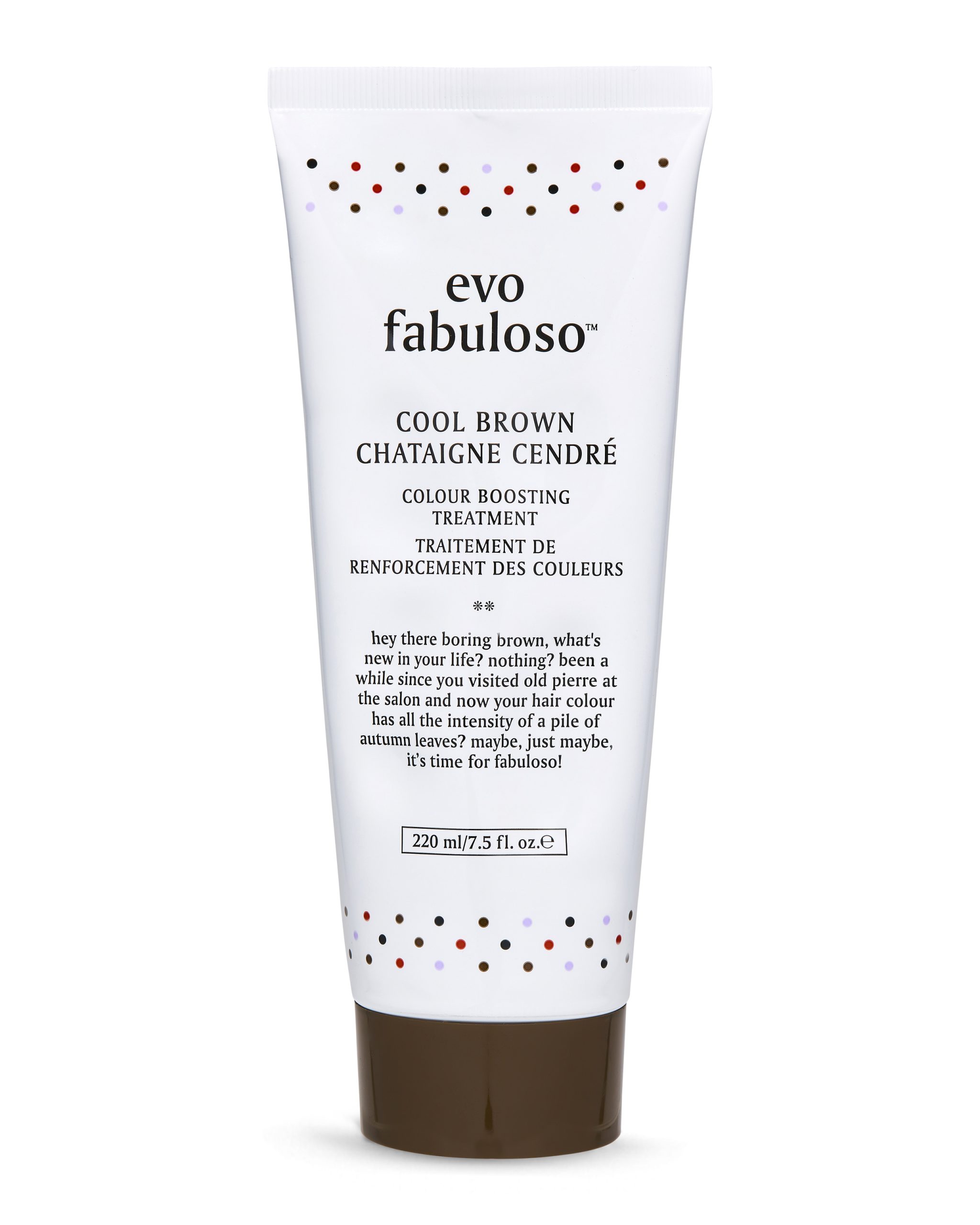 EVO Fabuloso Cool Brown Colour Boosting Treatment 220ml evo