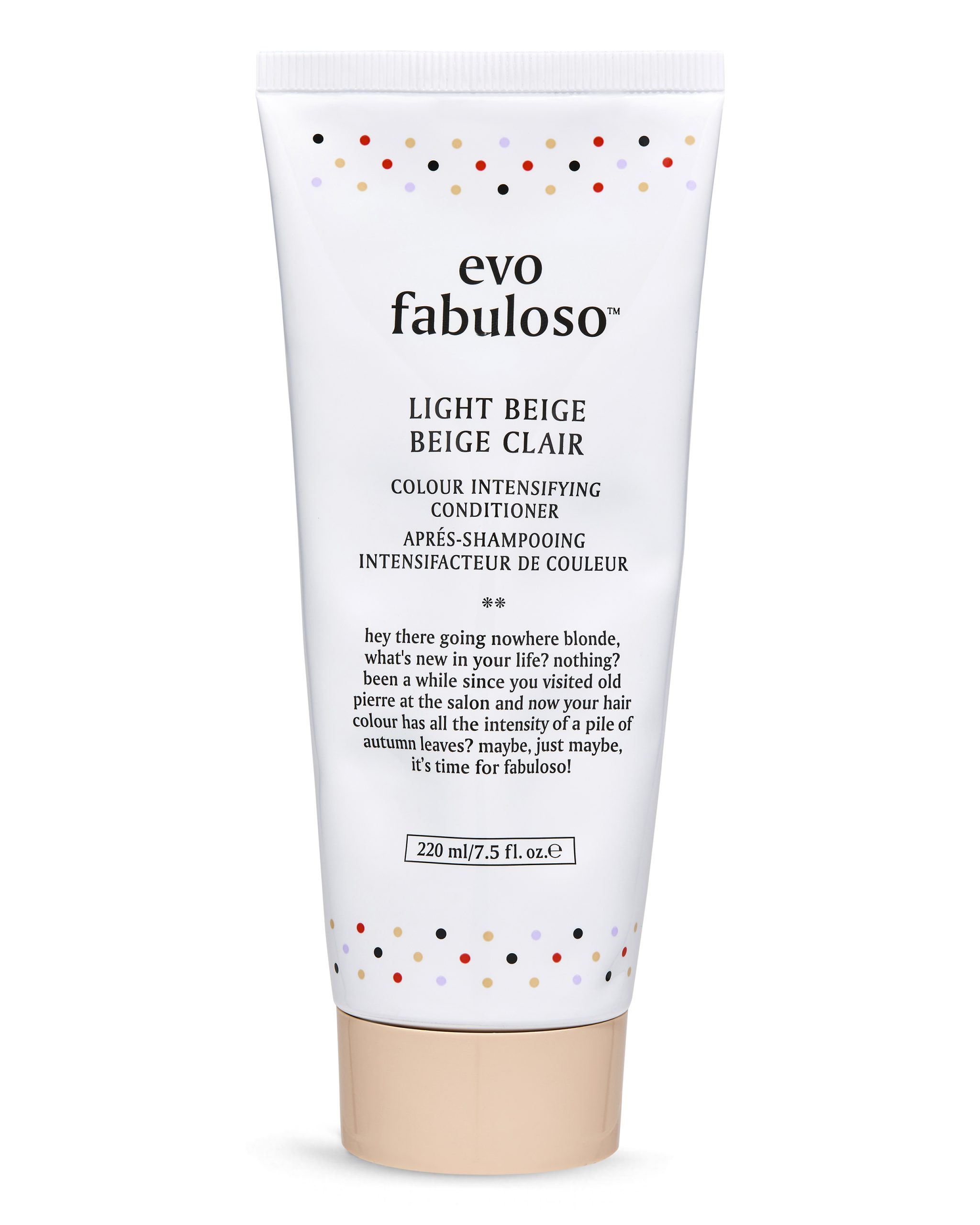 EVO Fabuloso Light Beige Colour Boosting Treatment 220ml evo
