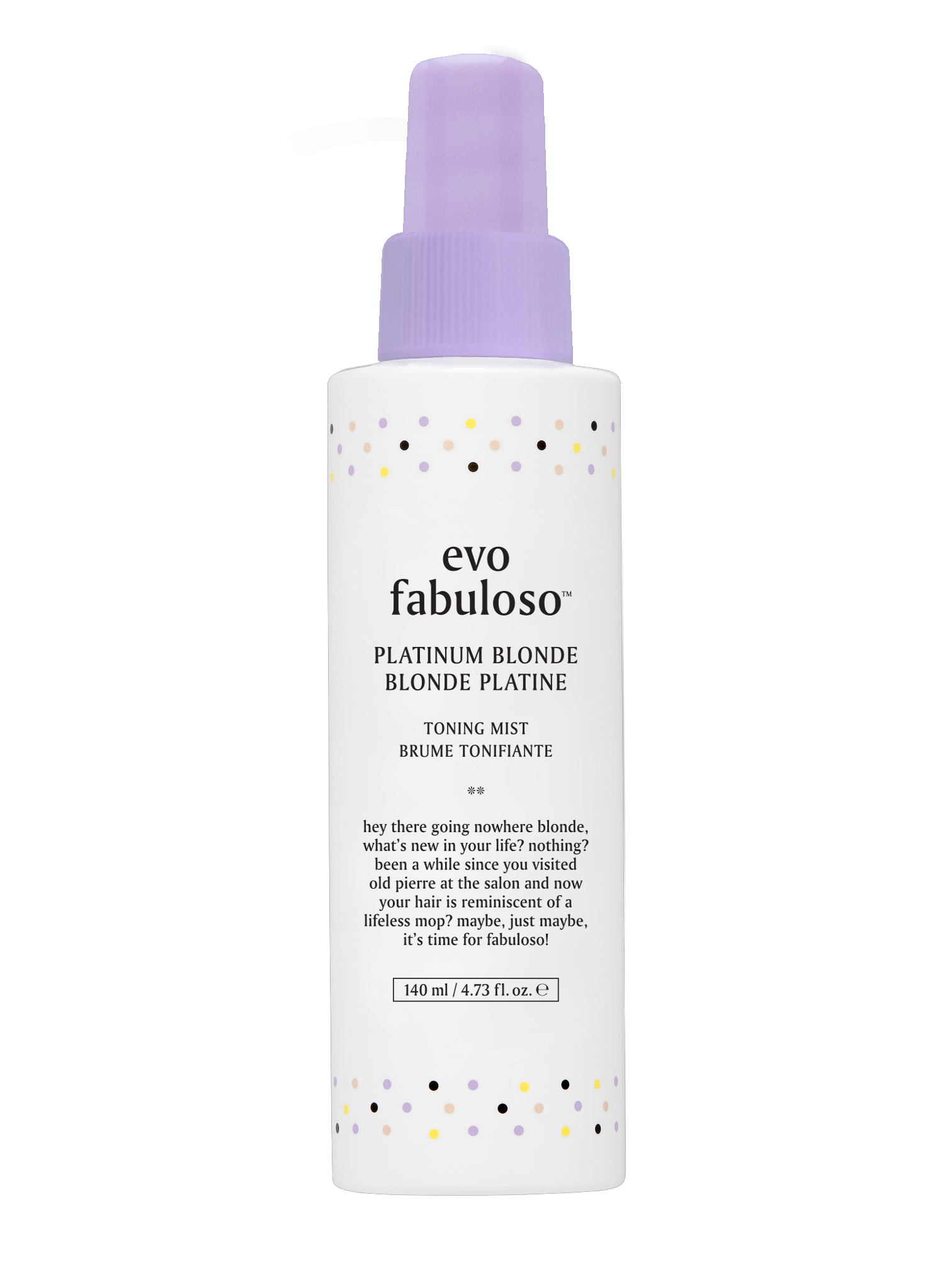 EVO Fabuloso Platinum Blonde Ton Mist 140ml evo