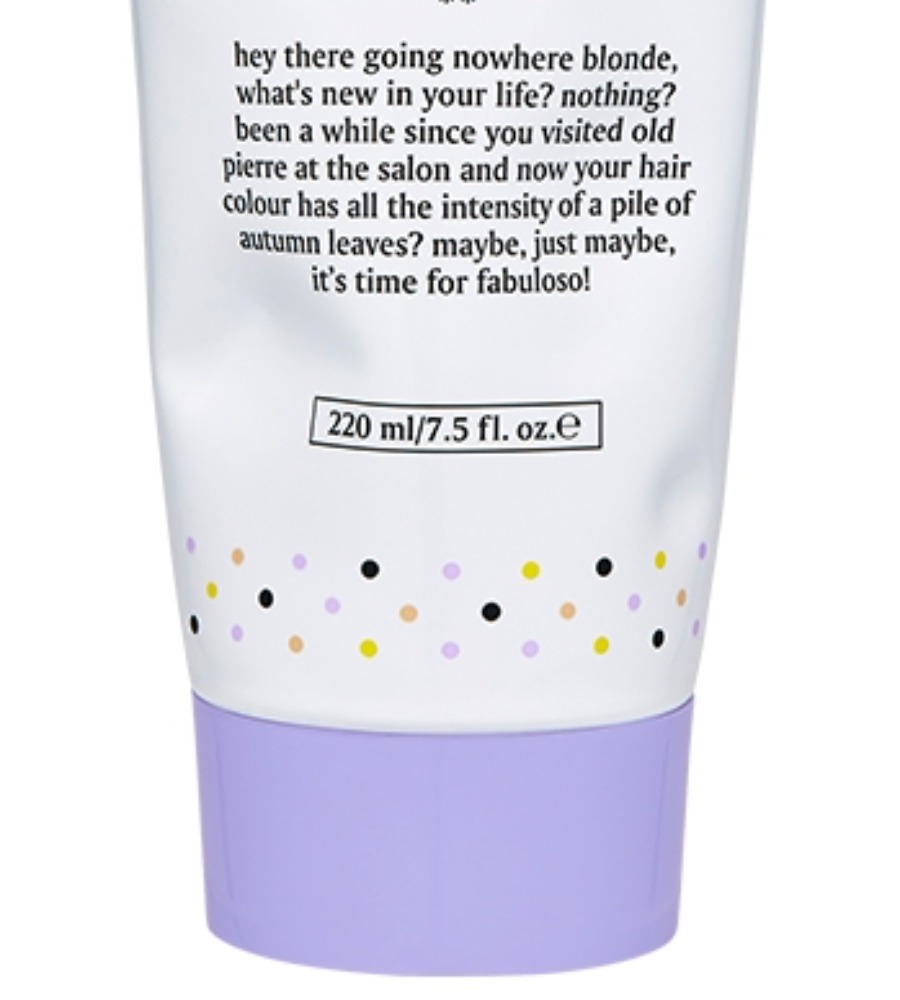 EVO Fabuloso Platinum Colour Boosting Treatment 220ml evo