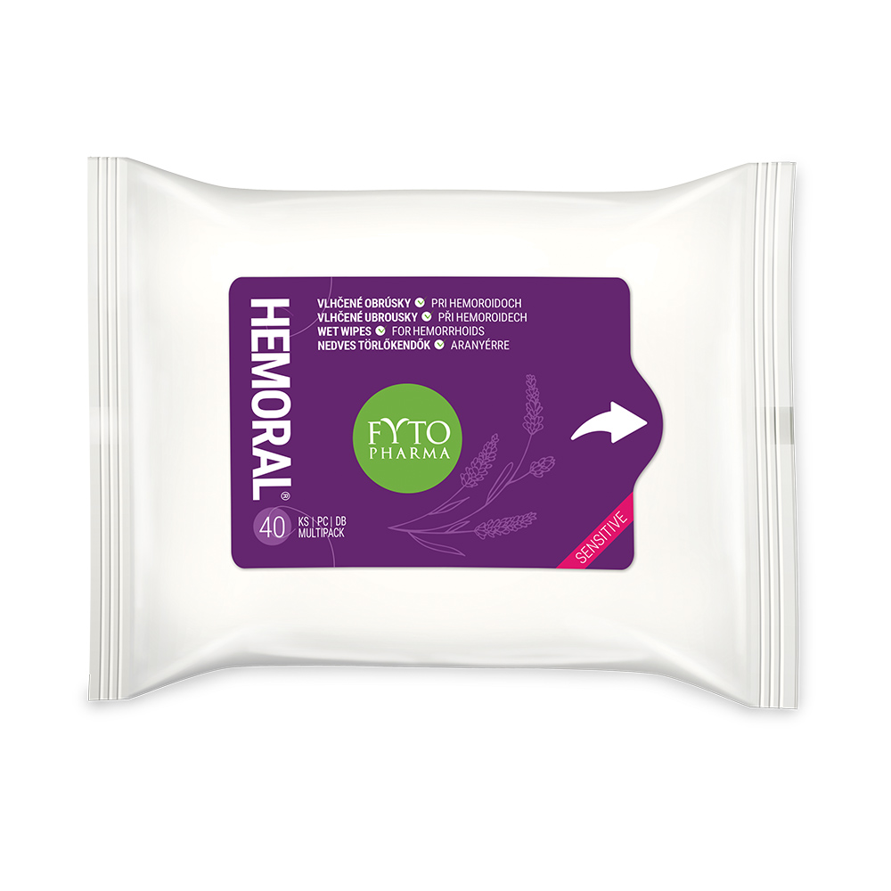 Fytopharma HEMORAL hygienické ubrousky 40 ks Fytopharma