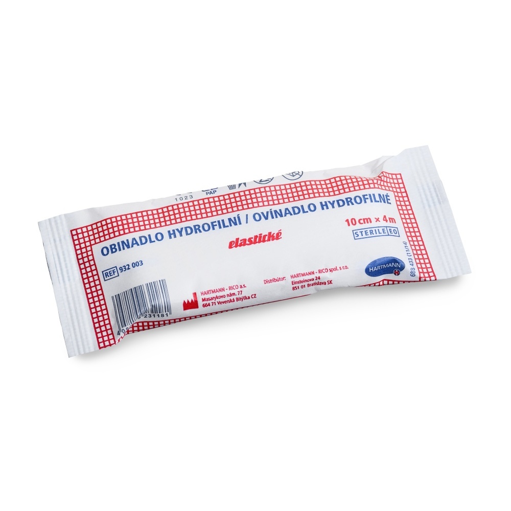 Hartmann Obinadlo hydrofilní elastické sterilní 10 cm x 5 m 1 ks Hartmann