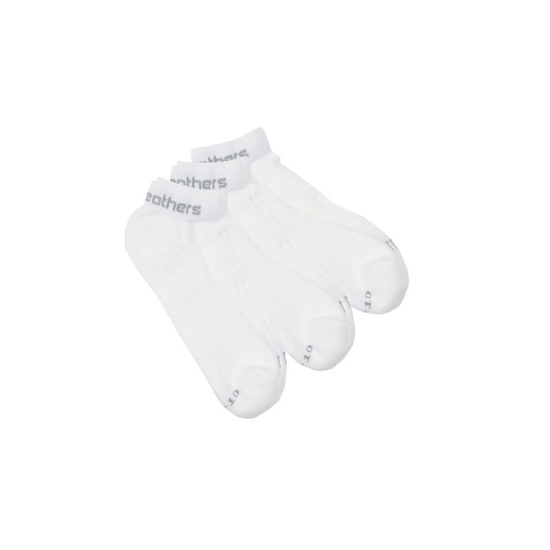 Horsefeathers 3PACK ponožky rapid bílé M Horsefeathers