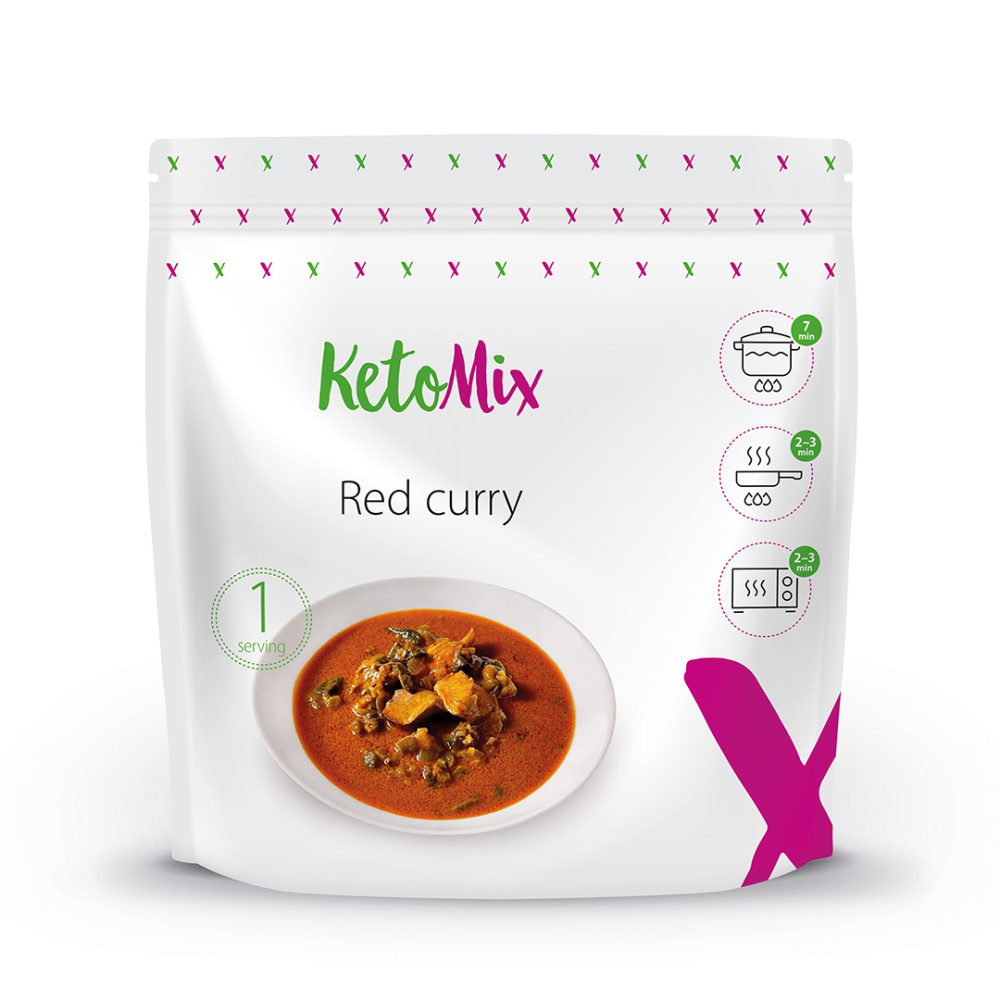 KetoMix Červené kari hotový pokrm 250 g KetoMix