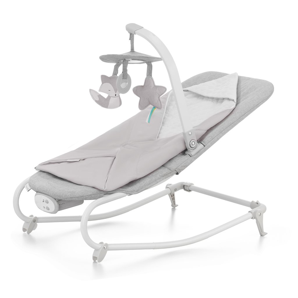 Kinderkraft Houpátko vibrující s melodií Felio 2 Stone Grey 0m+