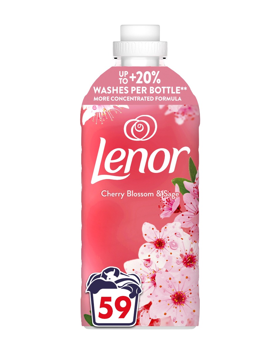 Lenor Aviváž Cherry Blossom & Sage 1239 ml 59 praní Lenor