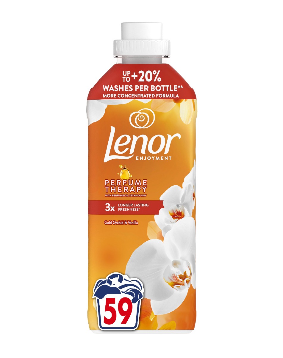 Lenor Gold Orchid & Vanilla Aviváž 1239 ml 59 praní Lenor