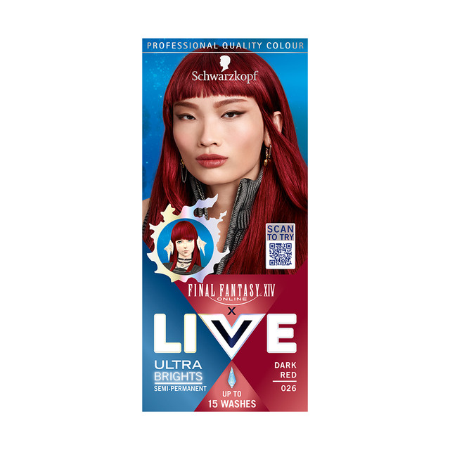Live Ultra Brights Barva na vlasy 026 temná červená 50 ml Live