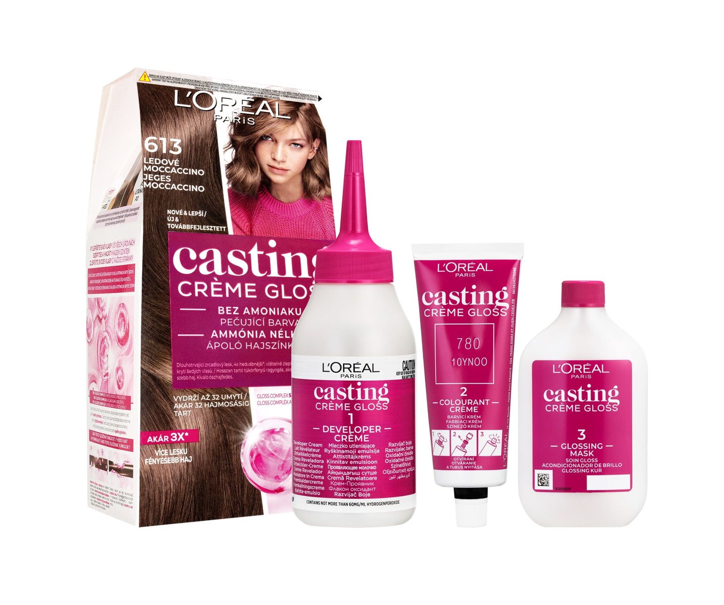 Loréal Paris Casting Creme Gloss 613 ledové moccaccino barva na vlasy Loréal Paris