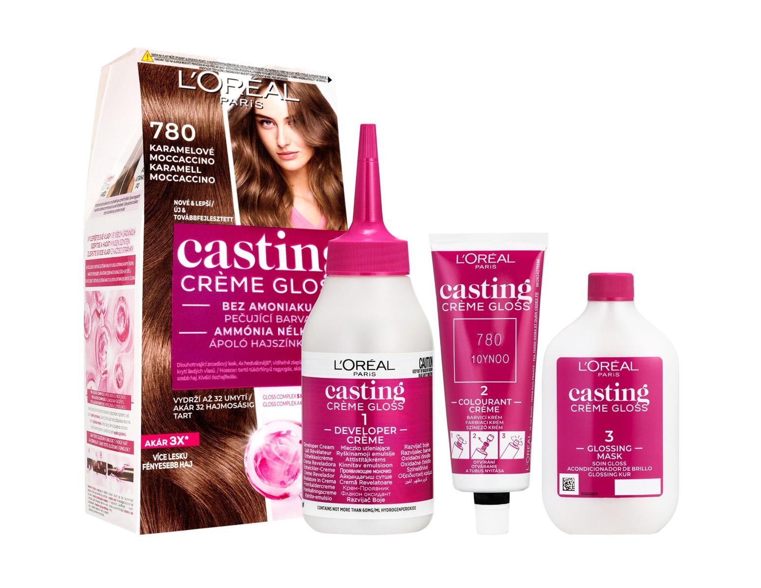 Loréal Paris Casting Creme Gloss 780 karamelové moccaccino barva na vlasy Loréal Paris