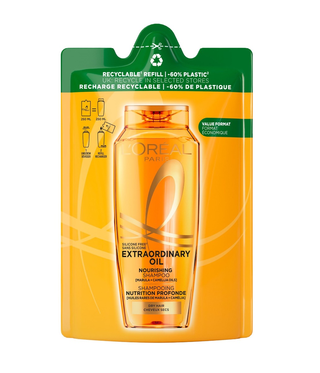 Loréal Paris Elseve Extraordinary Oil šampon náhradní náplň 250 ml Loréal Paris